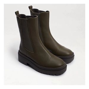Sam Edelman Wellington boots. Brand new with tags! Olive green leather. Size 7.5